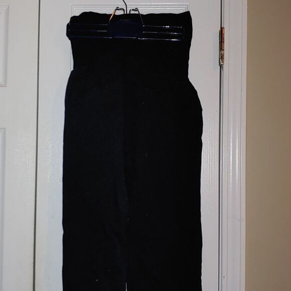 Indigo Blue Full panel black pants  Sz PL - Picture 6 of 7